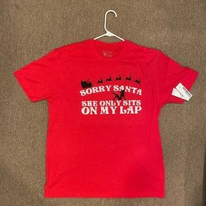 Hubs & Hers “sorry Santa” t-shirt